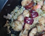 A picture of step 2 of Caponata.