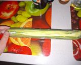 Pas rețetă Sushi de castravete cu cremă de brânză și ton 🥒🥢 6 fotografie