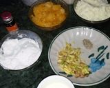 A picture of step 1 of Orange Barfi.