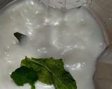 A picture of step 2 of Chach(Namkeen Lassi).