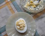 Foto del paso 5 de la receta: Huevos rellenos sin mayonesa (1)