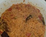 A picture of step 8 of Prawn dum biryani.