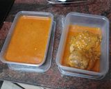 Foto del paso 9 de la receta: Muslos de pollo en salsa con menestra de verduras y setas en freidora de aire