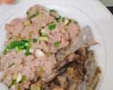Hình bước làm 1 của món Soup hẹ ăn sáng