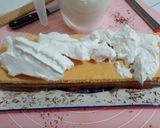Pas rețetă Tort rapid cu cremă ganache, frișca și capşuni 5 fotografie