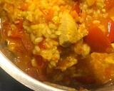 Foto del paso 7 de la receta: Arroz caldoso de pollo con verduras en Moulinex iCompanion