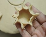 A picture of step 3 of Fried Modak.
