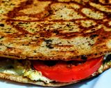 Foto del paso 2 de la receta: PAN ÁRABE Integral Relleno con🍅Tomates...!