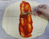 Foto del paso 3 de la receta: Pizza momia ⚰