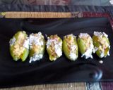A picture of step 6 of Parwal methai.
