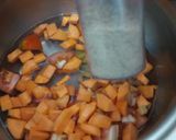 A picture of step 1 of Carrot ginger tomato soup.