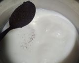 A picture of step 1 of Doodh Patti.