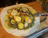 Foto del paso 3 de la receta: Enrollado de verduras al pesto