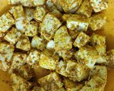 A picture of step 1 of Paneer Tikka Masala.