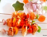 A picture of step 5 of Keto Chicken Malai kebab.