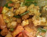 A picture of step 3 of Vegetable Biryani.