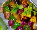 A picture of step 2 of Paneer Tikka.