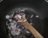 A picture of step 2 of Aloo Qeema 🍲🍲🍲.