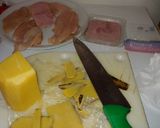 Foto del paso 3 de la receta: Pechuda de pollo rellena jamón york y queso de mahón
