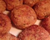 Foto del paso 4 de la receta: Albóndigas veganas de tempeh y aderezo de yogur vegano y granada