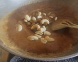 A picture of step 3 of Jaggery Halwa.