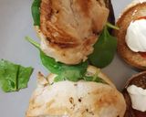 A picture of step 12 of My Sriraha Chicken Breast in a toasted bun.