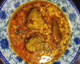 A picture of step 8 of Chicken With Daal Chaana.