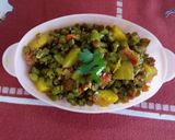A picture of step 5 of Beans allu ki sabji.