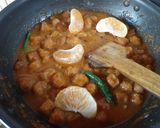 A picture of step 12 of Soyabean in Ginger Orange Sauce (Ada Komola Soyabean).