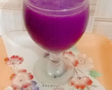 A picture of step 4 of Java plum (jamun) juice 🍹.