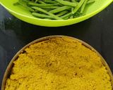 A picture of step 4 of Gvar Dhokli Sabzi.
