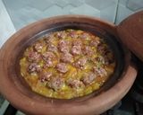 صورة لخطوة 2 من وصفة طاجين كفتة مع البيض