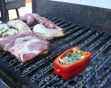 Foto del paso 4 de la receta: Morrón relleno a la parrilla