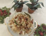 A picture of step 2 of Sewai and sabudana upma.