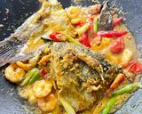 Foto langkah ke 9 dari resep Pesmol gurami udang.