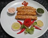 A picture of step 12 of Seekh kabab.