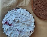 Áfonya- lekváros, mascarpone krémes piskóta torta recept fázis 10 fotója