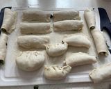 รูปขั้นตอนการทำที่ 5 ของ Pork Chives potsticker เกี๊ยวทอดกุยช่ายหมูสับไต้หวัน