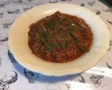 Une image de l'étape 13 de Oignons de roscoff aux tomates,poivron vert,épices et origan.