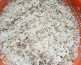 A picture of step 1 of Locust beans rice.