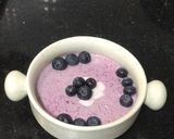 A picture of step 2 of UNIQUE Homemade Blueberries Shrikhand Without Any Added Sweetener.