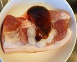 Hình bước làm 2 của món Canh dưa sườn chua + thịt rán + đậu rán tẩm hành