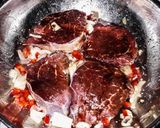 Foto del paso 4 de la receta: Papas al horno c/ Salsa Blanca y Lomo a la "criolla" 😏😁