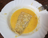 Foto del paso 3 de la receta: Chuletas de merluza frita con papas arrugás y mojo de pimiento