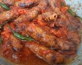 A picture of step 3 of 5 ingredients Chicken seekh kabab karahi.
