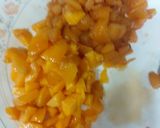 A picture of step 1 of Plum and peach sauce.