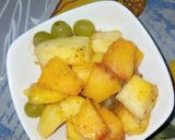 A picture of step 3 of Three Fruit Chaat.