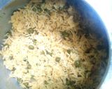 A picture of step 6 of Choliya Pulao.
