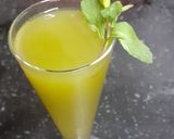 A picture of step 1 of મીન્ટી લેમનેડ.