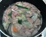 Foto langkah ke 8 dari resep Sayur Sop Bakso Kuah Bening.
